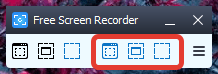 Захват видео в Free Screen Video Recorder