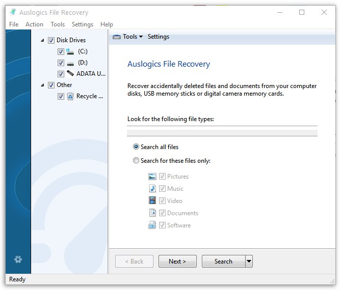 Auslogics File Recovery  