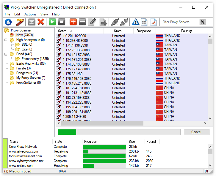 Proxy Switcher - скачать бесплатно Прокси Свитчер