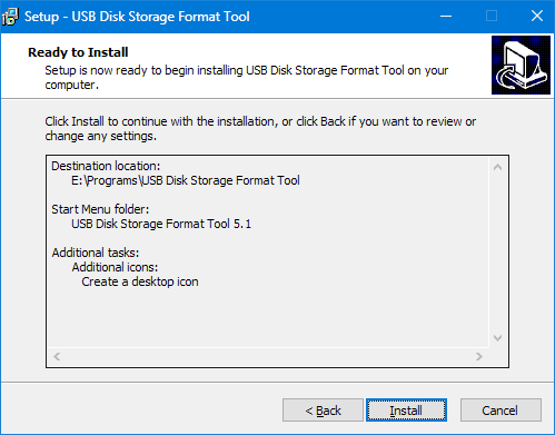Установка HP USB Disk Storage Format Tool (5)