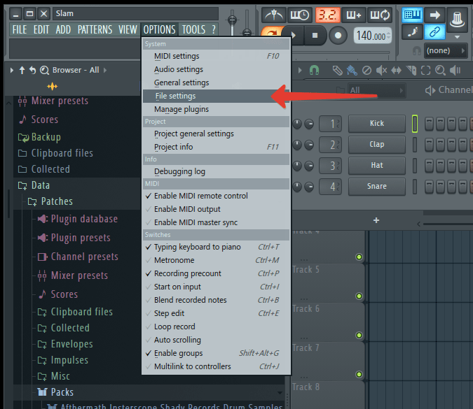 Как добавить сэмплы в FL Studio