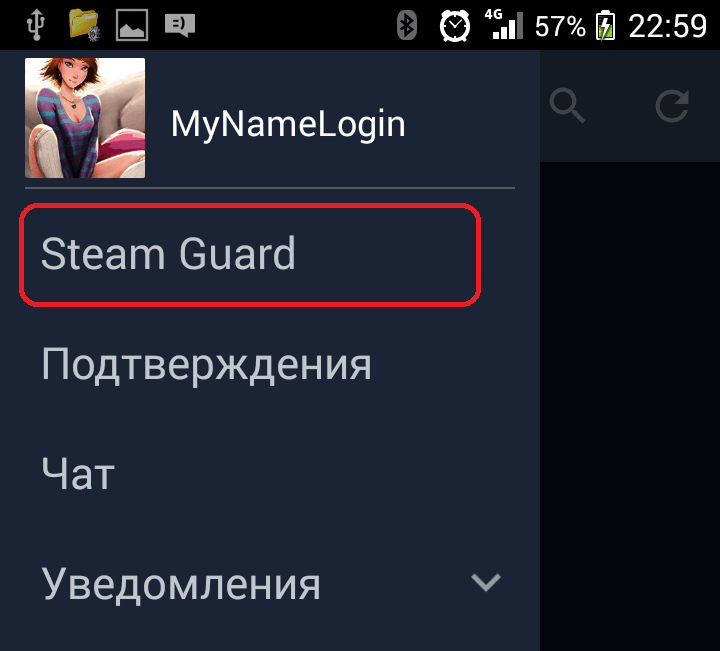 Steam Guard на мобильном телефоне