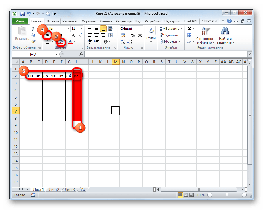 Форматирование ячеек в Microsoft Excel