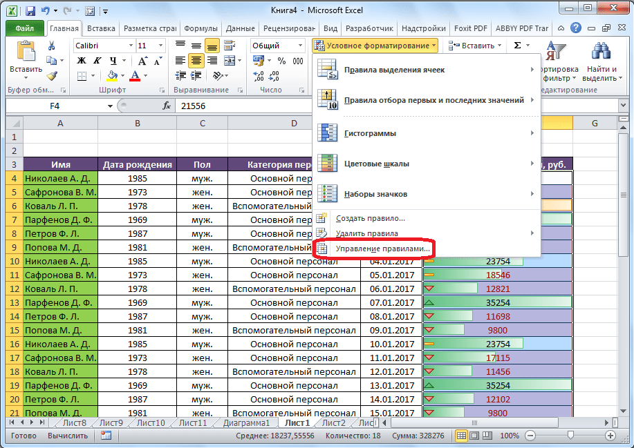 Условное форматирование: инструмент Microsoft Excel для визуализации данных