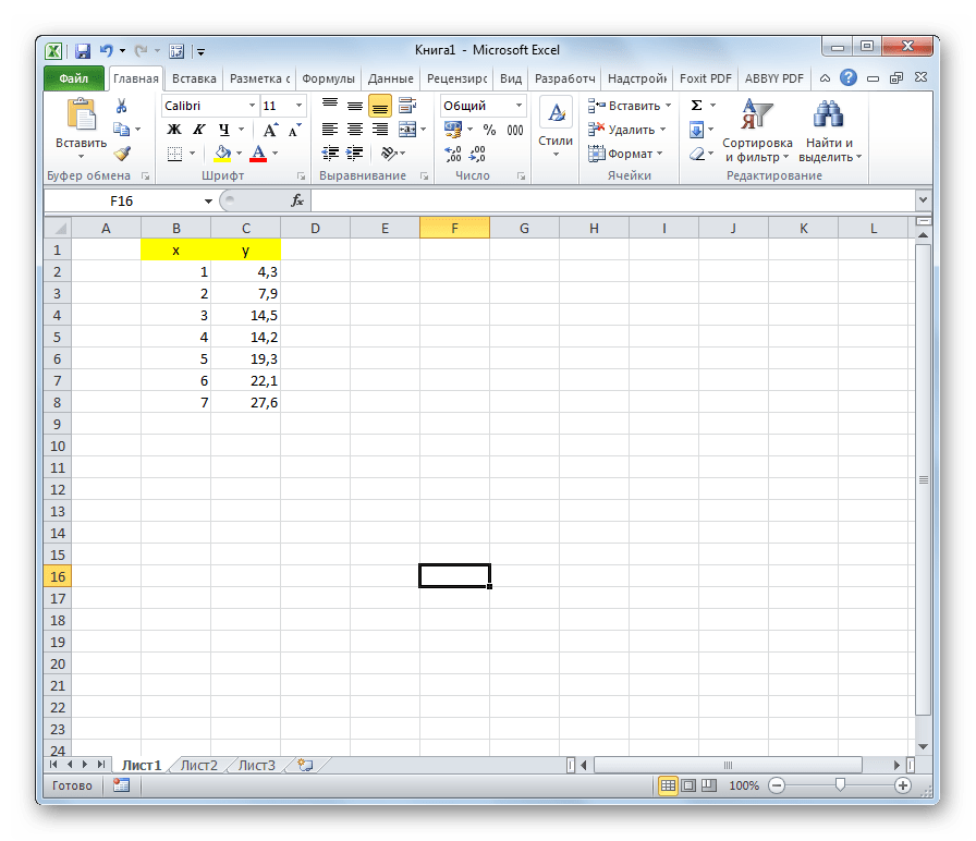 Переменные числа в Microsoft Excel