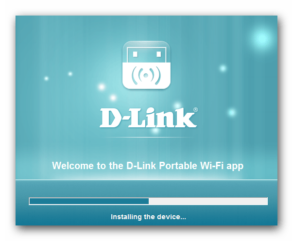 Процесс установки адаптера D-Link
