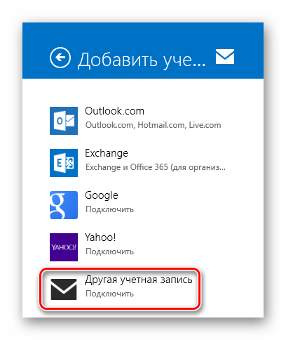 Настройка почты Mail.ru на Windows