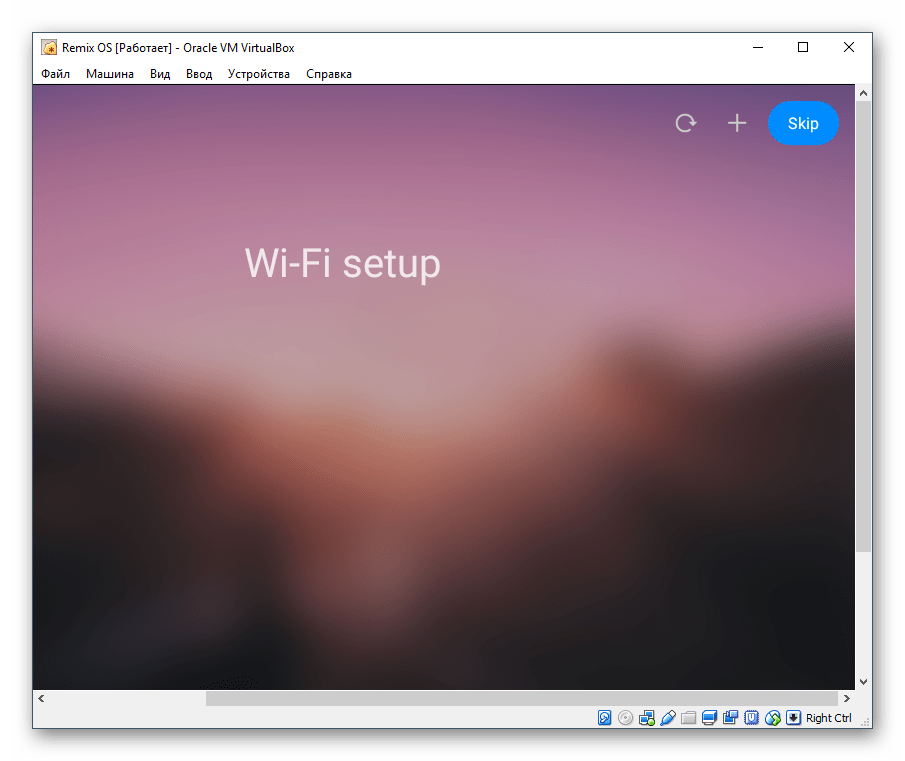 Настройка Wi-Fi Remix OS в VirtualBox