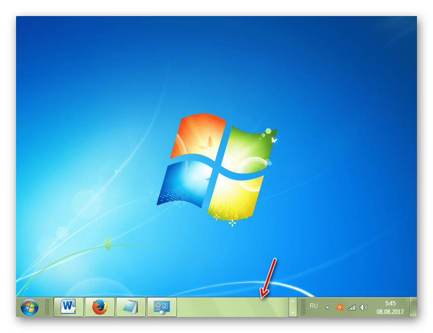 Изменение цвета Панели задач в Windows 7