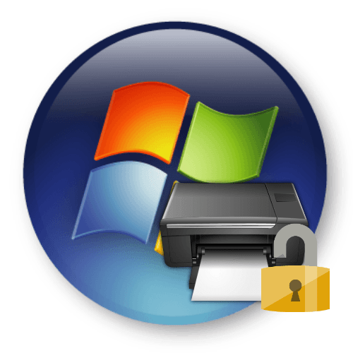 Включение общего доступа к принтеру Windows 7