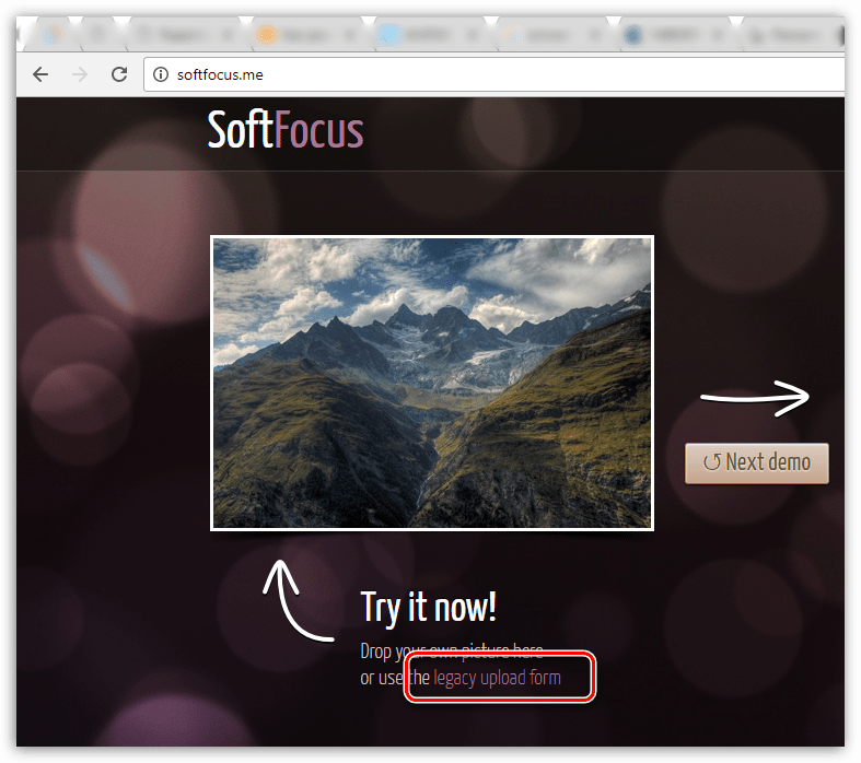 Начало работы в онлайн-сервисе SoftFocus