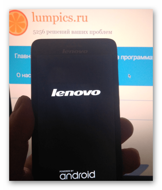 Lenovo S660 загрузка после прошивки через SP Flash Tool