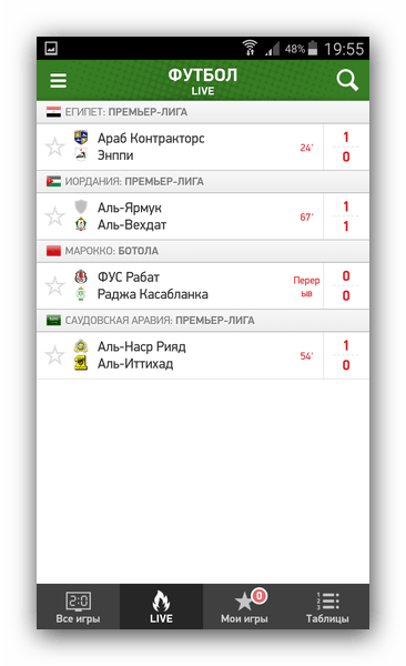 Прогнозы на футбол турнира Аравии в MyScore