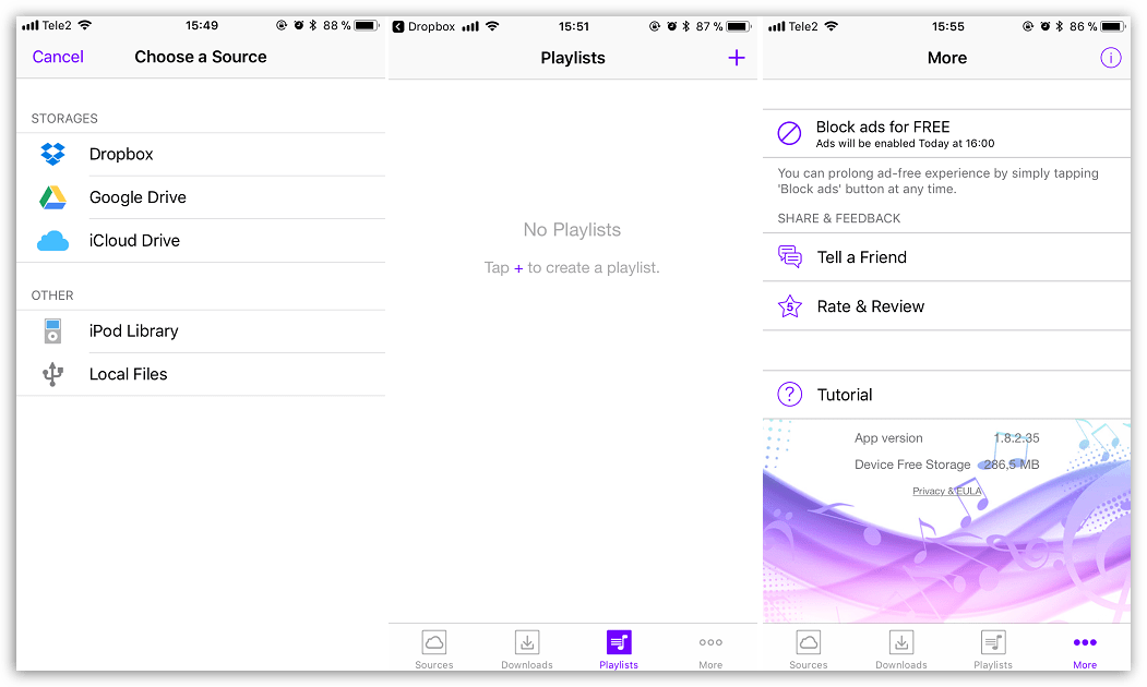 Скачать приложение Музыка со мной для iOS