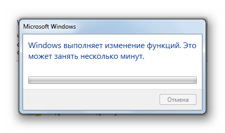 Процедура включения клиента и сервера Telnet в Windows 7