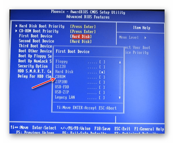 Настраиваем BIOS для установки Windows 7