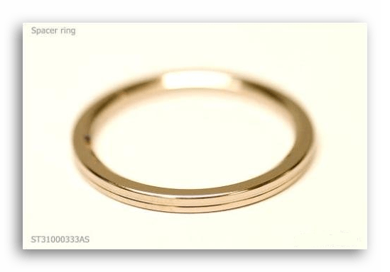 Разделительное кольцо крупным планом