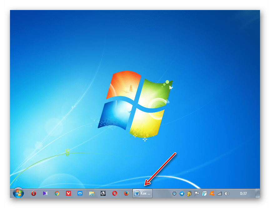 Панель задач изменена под более ранние операционные системы в Windows 7