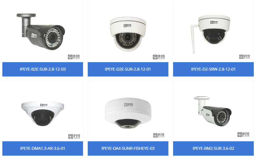 IP-камеры собственного производства системы видеонаблюдения IPEYE
