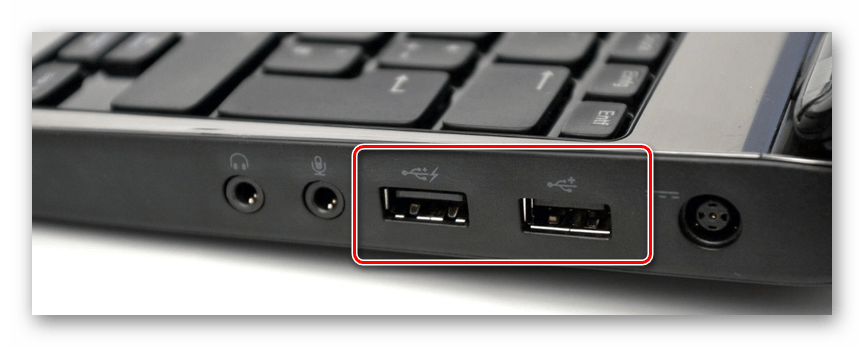 Использование USB-портов на ноутбуке