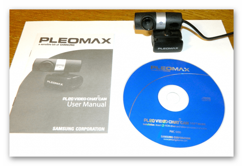 Пример веб-камеры с диском