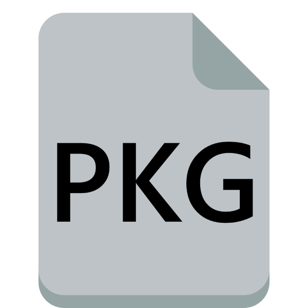 Открытие файлов в формате PKG