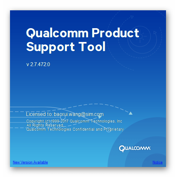 Скачать Qualcomm Product Support Tools (QPST) 2.7.472.0 для работы со смартфоном Lenovo A6010