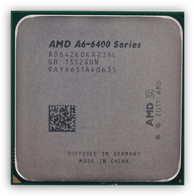 Процессор AMD A6 6400K на архитектуре Richland
