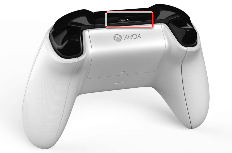 Расположение разъёма micro-USB для подключения геймпада Xbox One к ПК