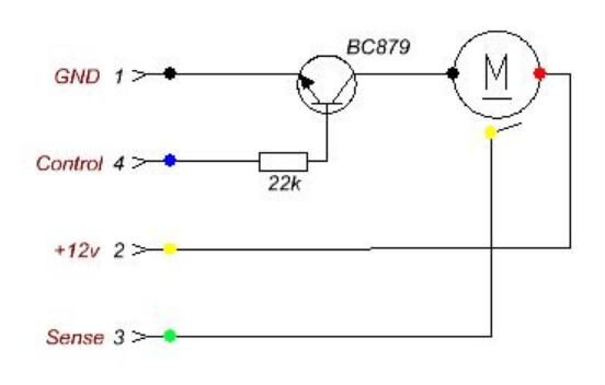Схема перепайки компьютерного кулера 3-Pin