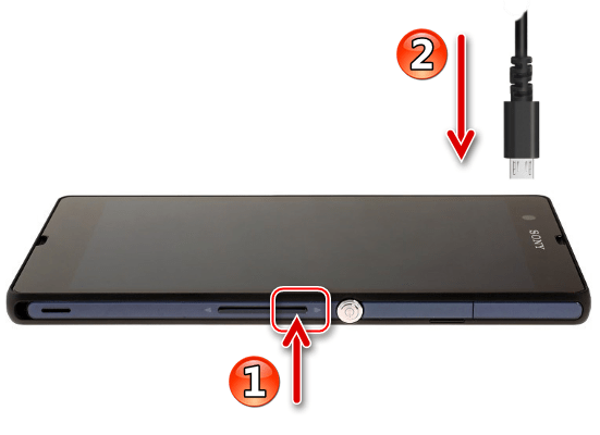 Sony Xperia Z подключение телефона к ПК в режиме FASTBOOT