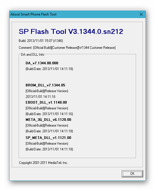 Lenovo IdeaTab S6000 SP Flash Tool - подходящая версия для прошивки планшета 3.1344