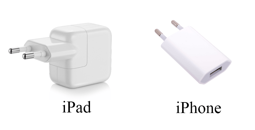 Зарядные устройства iPad и iPhone