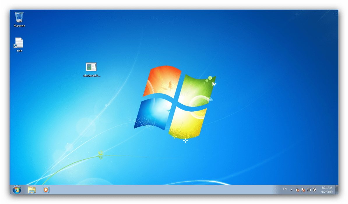 Активированный упрощённый стиль Windows 7