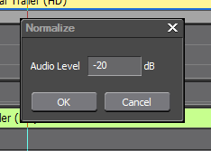 Нормализация звука в EDIUS Pro