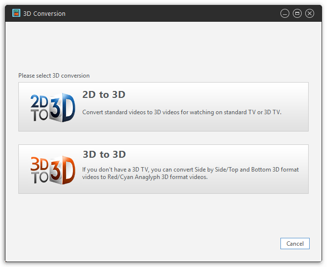 Конвертирование 3D в Xilisoft Video Converter