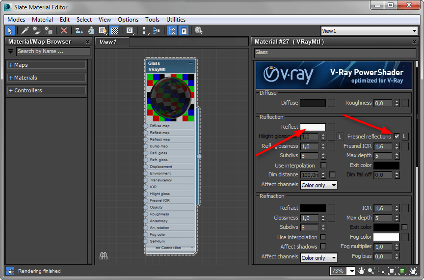 Slate material Editor 3d Max. Fog Multiplier Vray что это. Как в Максе 2023 сделать стекло. Как сделать прозрачную графику в премьер.