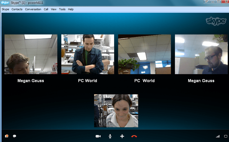 Видеоконференция в Skype