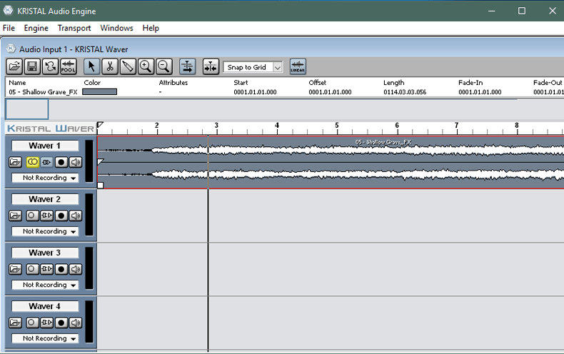 Внешний вид программы Kristal Audio Engine