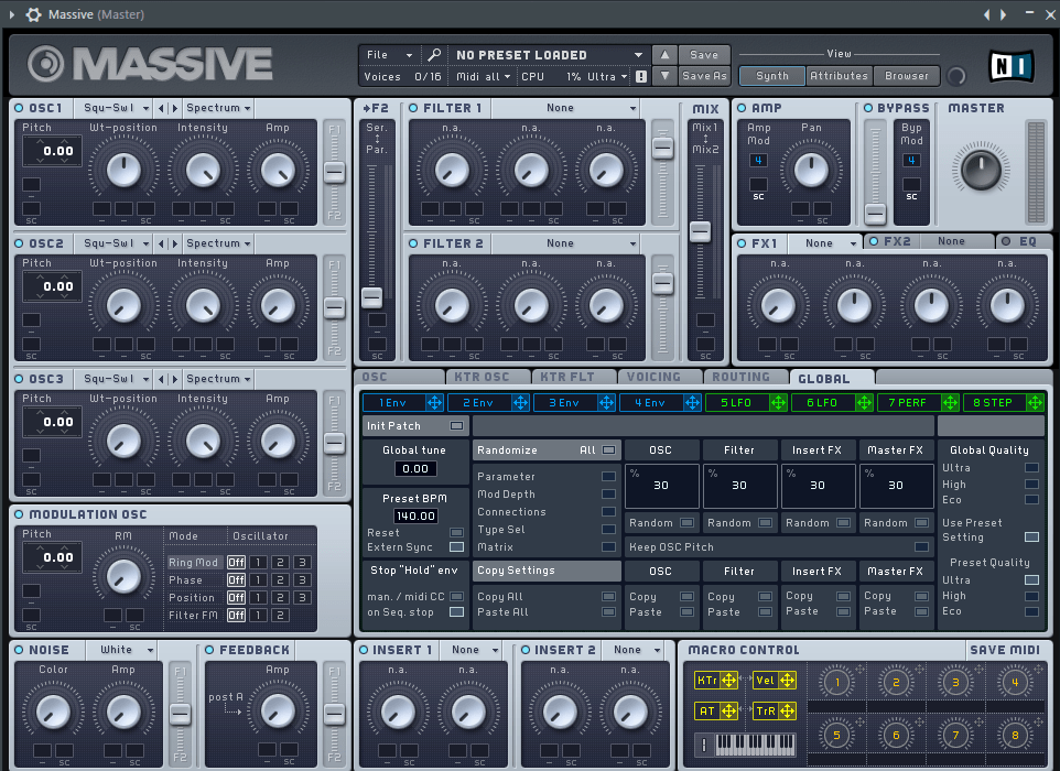 Massive VST плагин для FL Studio