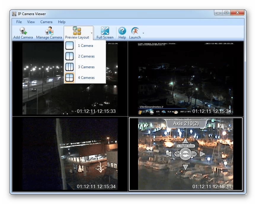 Программа для видеонаблюдения IP Camera Viewer