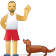 Смайл Мальчик с собакой для Skype