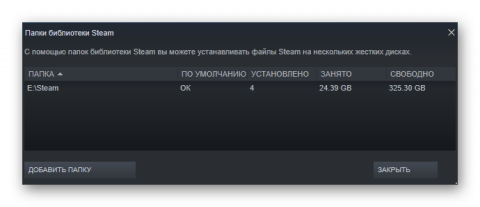 Стим не устанавливает игры на ssd