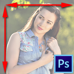 Как увеличить изображение в Фотошопе
