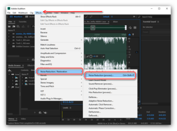 Как убрать перегруз звука в adobe audition