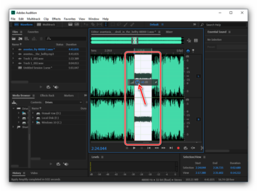 Как убрать шумы в adobe audition