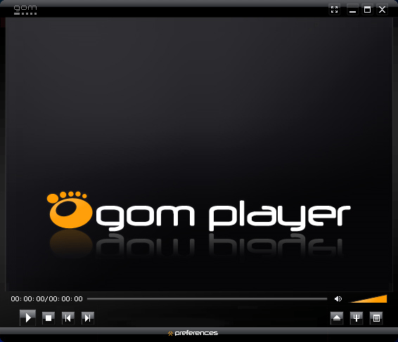 Главное меню в GOM Player