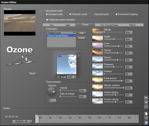 Плагин E-ON Ozone для Cinema 4D