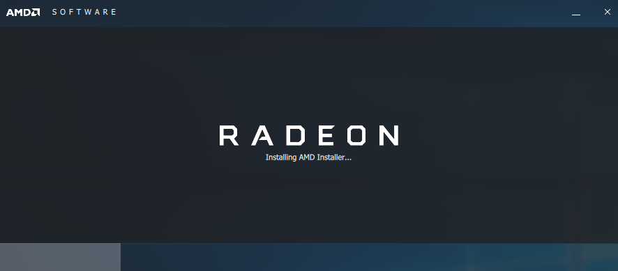 Процесс установки ПО Radeon