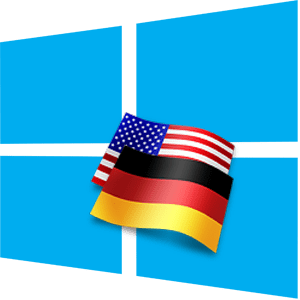 Windows 10 флаг вместо языка